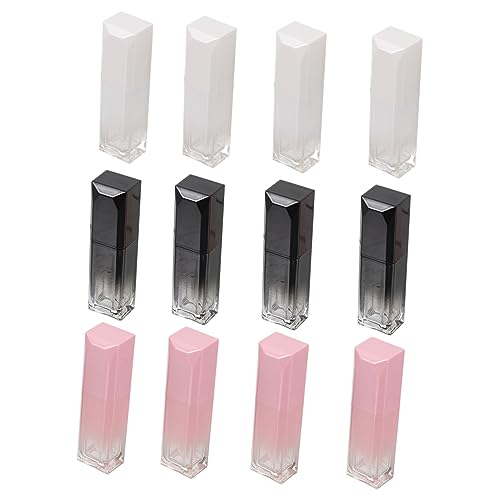 BELLIFFY 12stücke Teiliges Gradient Color Lip-Glaze Tubes Leere Behälter Für Kreative Und Wiederverwendbare Lippenpflege-röhren Sanften Farbverläufen von BELLIFFY