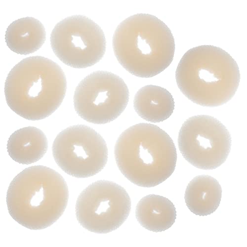 BELLIFFY 15stücke Haar Donut Former Diy Frisur Styling Werkzeug Für Frauen Mädchen Freizeit Kleidung von BELLIFFY