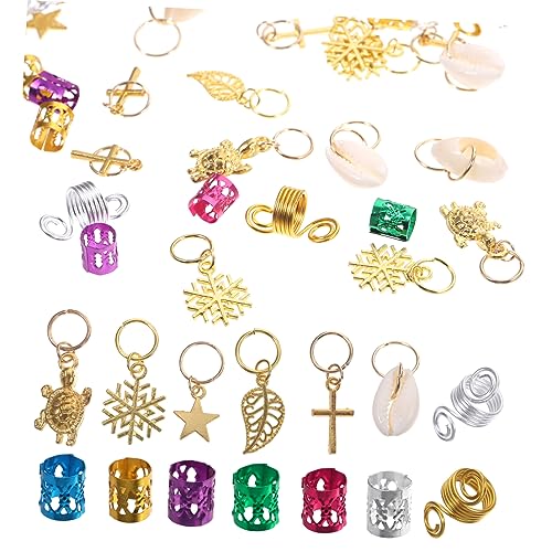 BELLIFFY Haarmanschetten- 150-teiliges Zopfschmuck-set Haarflechtschmuck-kollektion von BELLIFFY