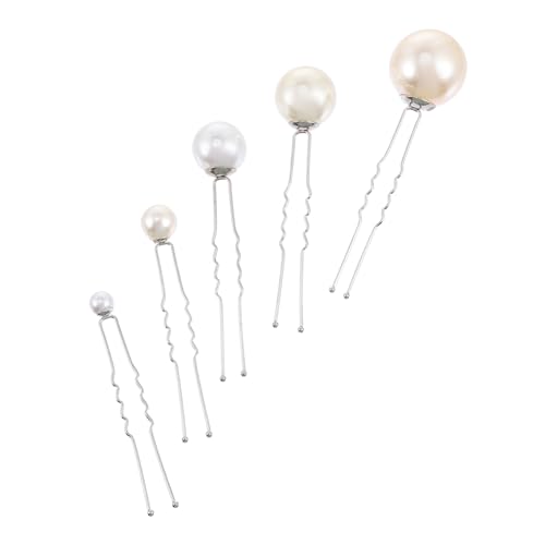 BELLIFFY 16stücke Perlen-haarspangen U-förmige Haarnadeln Für Hochzeiten Und Besondere Anlässe Tragbare Haaraccessoires Für Frauen Langlebig Und Stilvoll Für Brautjungfern Und von BELLIFFY