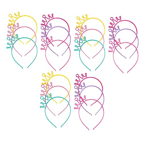 BELLIFFY Kronen-stirnbänder Für Kinder Und Mädchen Haarreifen Haarstirnbänder Partygeschenke Karneval Kostüm von BELLIFFY