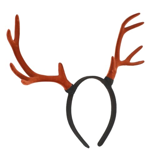 BELLIFFY Weihnachtsgeweih-kopfbedeckung Weihnachts-haar-accessoire Hirschhorn-stirnband Leicht Zu Tragen Für Geburtstagspartys Cosplay von BELLIFFY