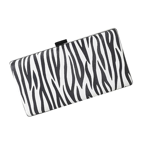 BELLIFFY Abendtasche Für Damen Tragbare Handtasche Mit Feiner Pu-textur All Match Style Tasche Personalisierte Gestreifte Tasche Cross Body Bag von BELLIFFY