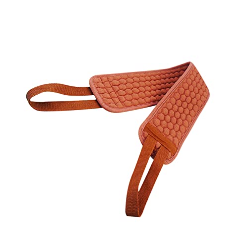 BELLIFFY 1Stk Badetuch exfoliating brush exfoliating glove exfoliate gloves badezimmer zubehör Badematte, Handtuch Bad-Körperpeeling Duschtuch für den Rücken Rückenziehendes Handtuch Coffee von BELLIFFY