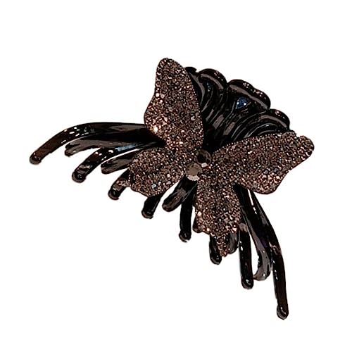 BELLIFFY Haarklammer Schmetterling Für Frauen Und Mädchen Als Haarschmuck Geeignet Für Baden Waschen Und Schminken Modisch Und Stylisch Für Verschiedene Anlässe von BELLIFFY
