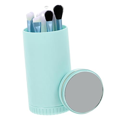 BELLIFFY 1satz Tragbare Kosmetikpinsel Mit Spiegel Langlebige Kunstfaser-make-up-pinsel Für Und Täglichen Gebrauch Für Und Mädchen von BELLIFFY