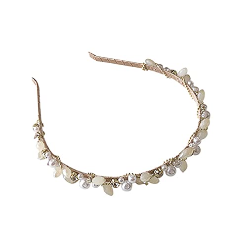 BELLIFFY Kunstperlen-haarschmuck Für Damen Und Mädchen Modische Kopfbedeckung Dekorativer Haarschmuck Für Alltag Und Partys von BELLIFFY