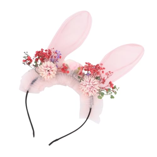 BELLIFFY Ostern Kaninchen Ohr Stirnband Langes Hasenohren Haarband Für Damen Leichtes Kostümzubehör Für Osterpartys Und Cosplay Zufälliges Design von BELLIFFY