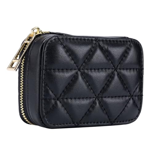 BELLIFFY 1stück Tragbare Kosmetiktasche Aus Echtem Leder Einfacher Lippenstift Organizer Für Frauen Für Reisen Und Alltag von BELLIFFY