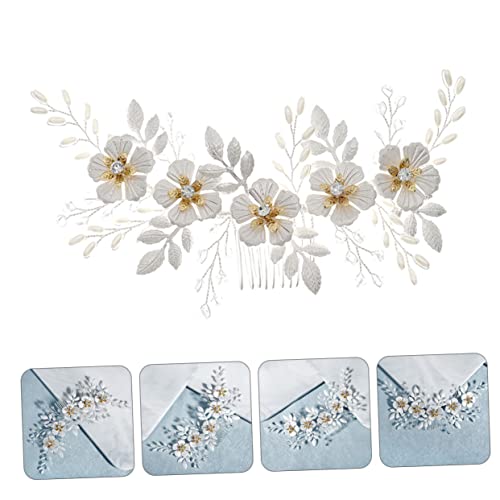 BELLIFFY Kristallkamm Haarschmuck Braut-haarkamm Wunderschöner Haarkamm Für Hochzeiten Partys Tänze von BELLIFFY