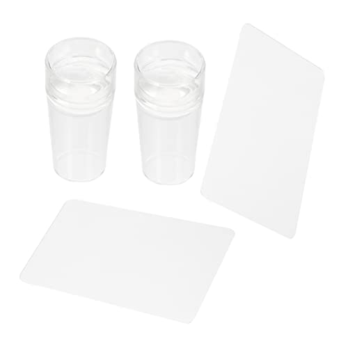 BELLIFFY 2sätze Silikon Stempel Für Nail Art French Tip Nagelstempel Mit Schaber Werkzeug Für Maniküre Und Kreative Nagelgestaltung Teiliges Für Hause Salon von BELLIFFY