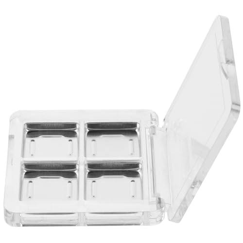 BELLIFFY Mini Lidschatten 4 Grids Lippenstift Organizer Leere Make-up Tablett Reise Größe von BELLIFFY