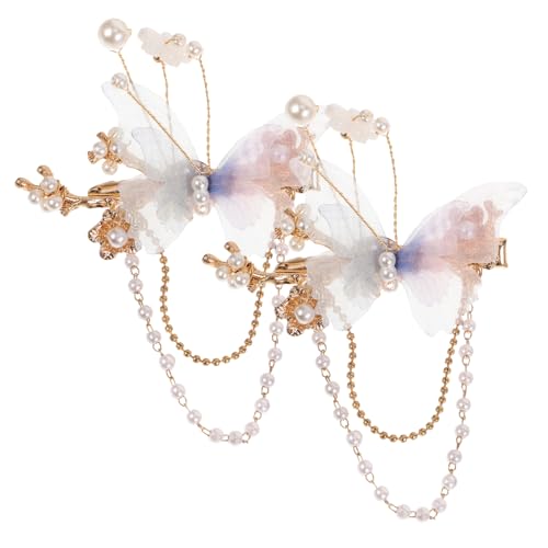 BELLIFFY 2 Stück Schmetterlings-haarspange Vintage-haarschmuck Haarspangen Für Damen Leicht Und Angenehm Für Partys Und Geburtstage von BELLIFFY