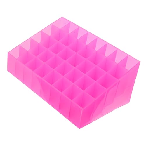 BELLIFFY 2 Stück 40 Make-up- 40 Steckplätze Lippenstift-aufbewahrungsbox Kosmetikhalter Spiegel-aufbewahrungsbehälter Make-up-box-organizer von BELLIFFY