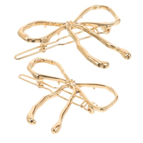 BELLIFFY 2 Stück Haarschleifen Clips für Mädchen Sichere Komfortable Haarklammern mit Modischem Schleifendesign Langlebig und Rutschfest als Hochzeit Haarschmuck Kleine Dekorative von BELLIFFY