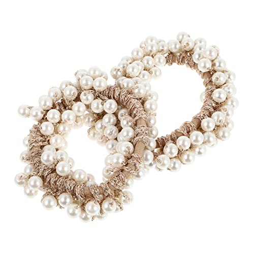 BELLIFFY 2stücke Perle Haar Krawatten Mädchen Haar Ringe Für Täglichen Gebrauch Partys Geburtstage von BELLIFFY