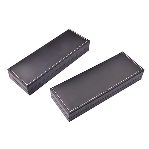 BELLIFFY 2stücke Pu Stifteköcher Und Tragbare Schreibwarenbox Schwarz Langlebig Und Einfach Zu Öffnen Für Büro Und von BELLIFFY