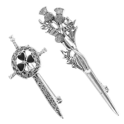 BELLIFFY 2 Stück Teiliges Vintage Broschen Schottische Anstecknadeln aus Langlebiger Design Modischer Schmuck für Frauen für Hochzeiten und Besondere Anlässe BELLIFFY 2 Stück Teiliges Vintage Broschen Schottische Anstecknadeln aus Langlebiger Design Modischer Schmuck für Frauen für Hochzeiten und Besondere Anlässe von BELLIFFY