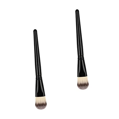 BELLIFFY 2 Stücke Nylon Haar Gesichtsmaske Pinsel Gesichtsschlammbürste für Sanfte Anwendung Kosmetikpinsel für Schlammmasken Schönheitswerkzeug für Frauen von BELLIFFY