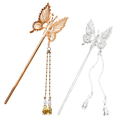 BELLIFFY Modisches Schmetterlings-haarnadel-set Für Frauen Für Duttfrisuren von BELLIFFY