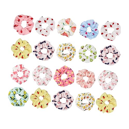 BELLIFFY Haargummis Mit Fruchtmuster 20 Stück Elegante Haargummis Haarband Für Mädchen Ideal Für Partys Weihnachten Geburtstage von BELLIFFY