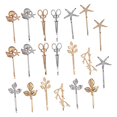 BELLIFFY 20stücke Metall Haarclips Haarnadeln Für Frauen Geometrische Haarspangen Für Hochzeiten Partys Und Alltag Elegante Haarschmuck Accessoires von BELLIFFY