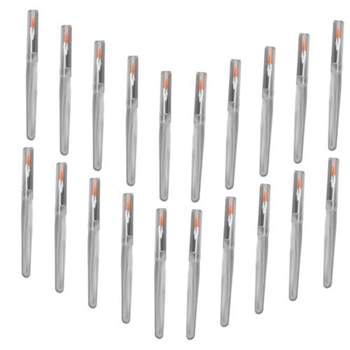 BELLIFFY 20st Schminkpinsel Mit Deckel Balsam Lipgloss-röhren Maske Lippentönung Heimwerken Lippenfüller Glanz Liner Zauberstab Lipgloss-applikatorstäbe Bausatz Lidschatten Harz von BELLIFFY