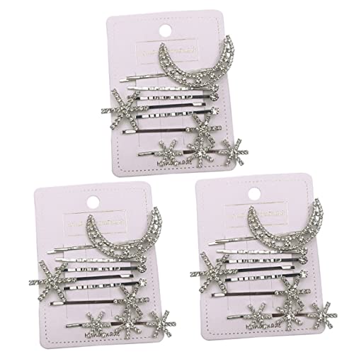 BELLIFFY 21stücke Teiliges Set Haarspangen Mit Elegantem Mond Und Stern-design Haarschmuck Für Damen Und Mädchen Für Stilvolle Frisuren Und Anlässe von BELLIFFY