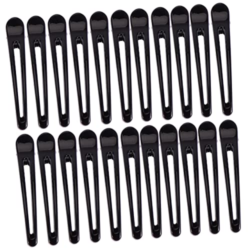 BELLIFFY 24St Haarnadel für Frauen Haarschmuck Haarklammern haar klammerm haarklauenclips hair clips haarklemme Salon Haarspangen Clips zum Abteilen von Haaren Haarspange für Frauen Black von BELLIFFY