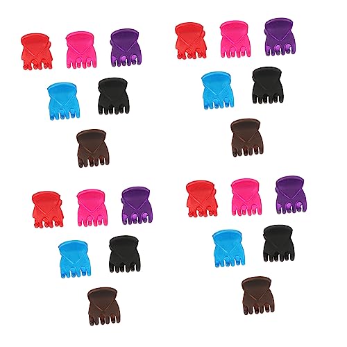 BELLIFFY Stück Bunte Mini-Haarklammern Kleine Haarspangen aus Strapazierfähigem Kunststoff mit Starkem Halt für Damen von BELLIFFY