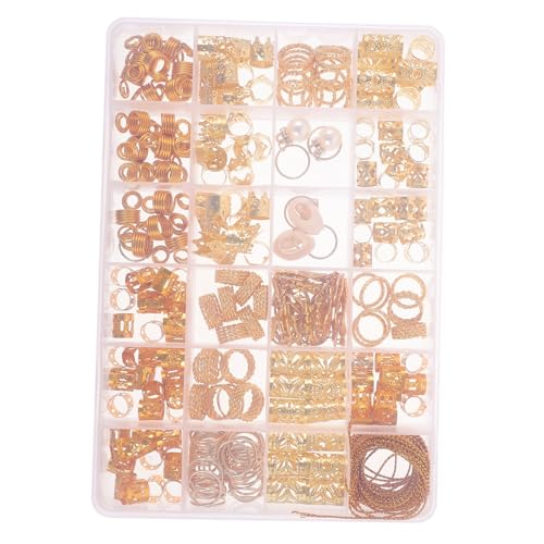 BELLIFFY 257stücke Teiliges Dreadlocks Zubehörset Goldene Haarschmuck Perlen Dekorative Haarclips Für Zöpfe Stilvolle Haaraccessoires Für Dreads Und Flechtfrisuren Langlebig Und BELLIFFY 257stücke Teiliges Dreadlocks Zubehörset Goldene Haarschmuck Perlen Dekorative Haarclips Für Zöpfe Stilvolle Haaraccessoires Für Dreads Und Flechtfrisuren Langlebig Und von BELLIFFY