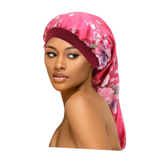 BELLIFFY Atmungsaktive Haarhaube für Frauen breite Krempe Schlafmütze Haarhaube für die Nacht von BELLIFFY