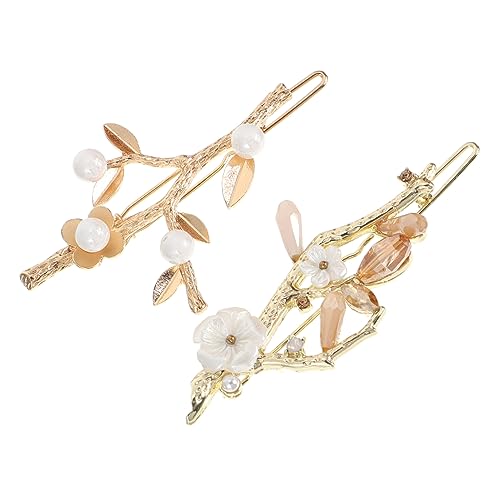 BELLIFFY Blumenperlen-haarnadeln Elegante Haarspangen Für Damen Und Mädchen Kopfschmuck Für Alltag Und Festivalfrisuren von BELLIFFY