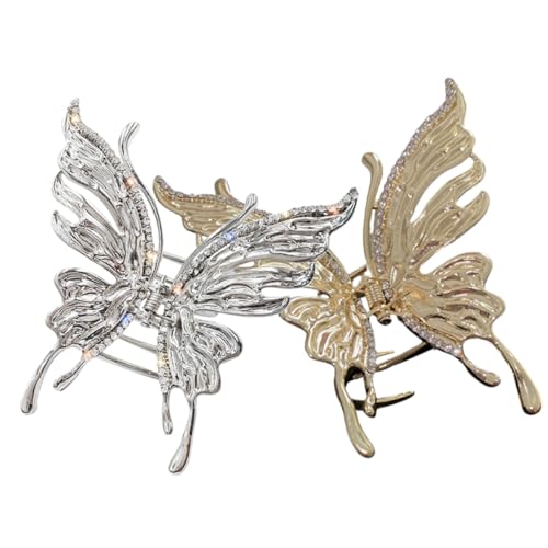 BELLIFFY Dickes Haarspangen-set Einzigartige Schmetterlings-haarspangen Für Frauen Haarspange Stabiles Material Zufällige Farbe von BELLIFFY