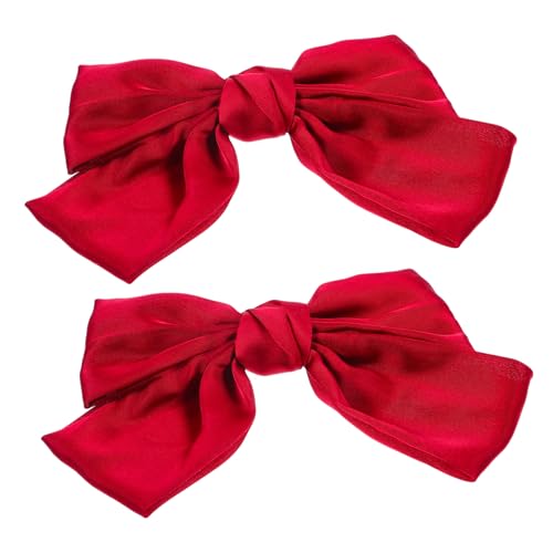 BELLIFFY 2stücke Schleife Haar Bogen Knoten Haar Clip Mädchen Haarschmuck Zubehör Kopfbedeckung Schmuck Für Partys Outdoor von BELLIFFY