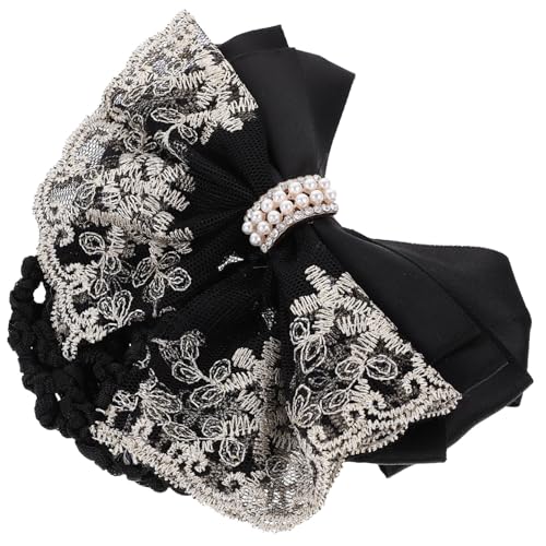BELLIFFY 2stücke Haarnetze Für Damen Dutt-abdeckung Dutt-clip Haarnetz Für Dutt Dutt-halter Dutt-haarspange Haarnetze Haarschleifen Für Damen Ballett-haarnetz von BELLIFFY