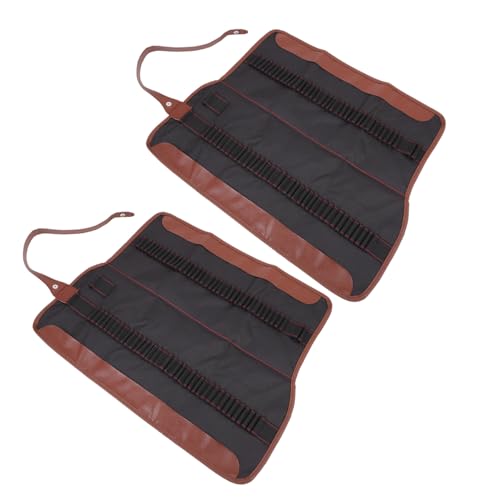 BELLIFFY Federmäppchen Stiftetasche Roll-bleistifttasche Bleistifthalter Für Schreibtisch Schwarze Kunst Studenten-Organizer von BELLIFFY