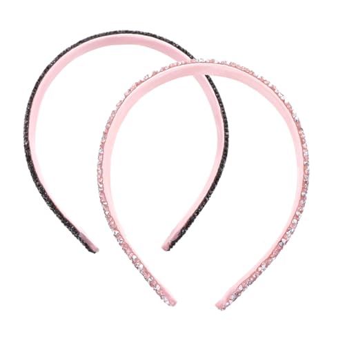 BELLIFFY 2stücke Stirnband Mit Strass Für Frauen Und Mädchen Glitzer-haarband Bejeweled Stirnband Party-zeremonien-konzertheadschmuck Und Bequem von BELLIFFY