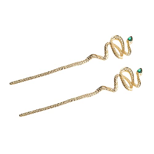 BELLIFFY 2stücke Haarstäbchen Aus Zinklegierung Schlangenförmig Mit Strass Haarstäbe Für Langes Haar Haargabeln Für Damen Minimalistischer Schmuck Für Täglichen Gebrauch Und Besondere Anläs BELLIFFY 2stücke Haarstäbchen Aus Zinklegierung Schlangenförmig Mit Strass Haarstäbe Für Langes Haar Haargabeln Für Damen Minimalistischer Schmuck Für Täglichen Gebrauch Und Besondere Anläs von BELLIFFY
