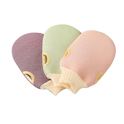 BELLIFFY 2 Pcs Bad Fäustling Handschuhe Peeling Waschen Handschuh Typ Waschen Handtücher für Körper Peeling von BELLIFFY