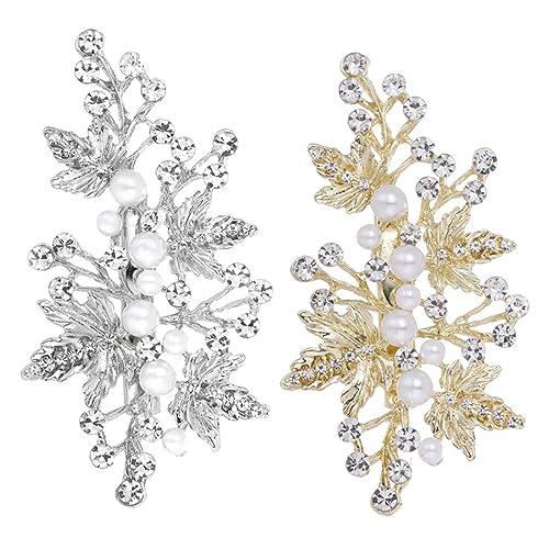 BELLIFFY 2stücke Strass Haarspangen Mit Perlen Für Damen Hochzeit Zubehör Haaraccessoires Für Anlässe Pins Kopf Stück Schmuck BELLIFFY 2stücke Strass Haarspangen Mit Perlen Für Damen Hochzeit Zubehör Haaraccessoires Für Anlässe Pins Kopf Stück Schmuck von BELLIFFY