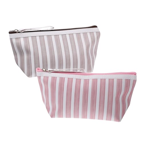 BELLIFFY 2stücke Kosmetiktasche Mit Reißverschluss Tragbare Aufbewahrungstasche Für Make-up Und Toilettenartikel Robust Und Langlebig Geeignet Für Damen Und Mädchen von BELLIFFY