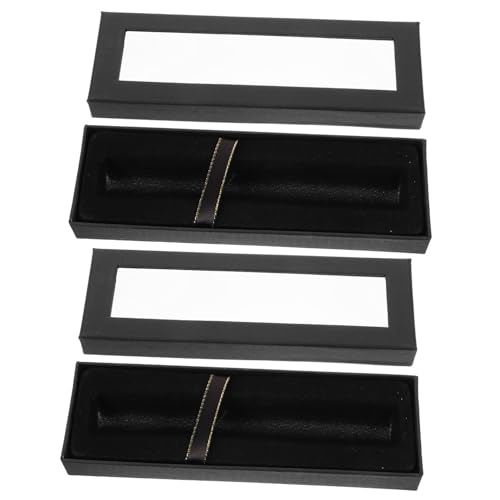 BELLIFFY 2stücke Stifteboxen Aus Papier Und Seide Leer Als Geschenk Stifteetuis Für Erwachsene Stifteverpackungsboxen Organizer Für Stifte Und Kleine Gegenstände Präsentationsboxen Und Stif von BELLIFFY