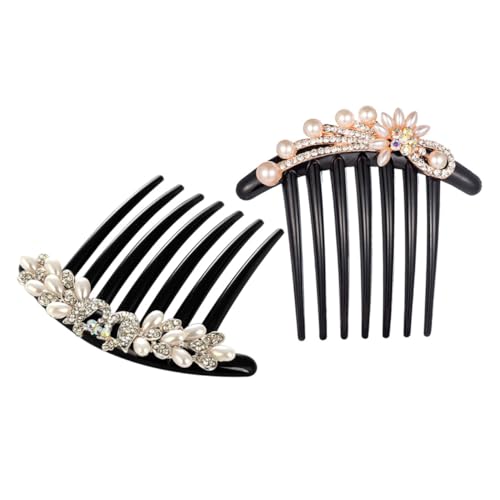 BELLIFFY 2stücke Braut Haarkamm Mit Perlen Und Strass Eleganter Brautschmuck Für Hochzeiten Haaraccessoire Für Braut Und Brautjungfern Ergänzung Für Hochzeitskleid BELLIFFY 2stücke Braut Haarkamm Mit Perlen Und Strass Eleganter Brautschmuck Für Hochzeiten Haaraccessoire Für Braut Und Brautjungfern Ergänzung Für Hochzeitskleid von BELLIFFY