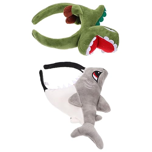 BELLIFFY 2stücke Haar-hoops Im Dinosaurier-design Zarte Tierhaarbänder Kopfschmuck in Tierform Partygeschenke Für Junge Mädchen Schöner Kopfschmuck Für Mädchen von BELLIFFY