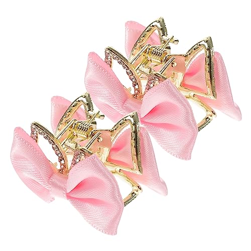 BELLIFFY 2stücke Metall Haarclips Mit Schleife Für Frauen Mädchen Dickes Feines Haarclip Haarspange Bogen Clip Für Alltags Outfits Kleid Shorts Rock Frisuren Accessoires von BELLIFFY