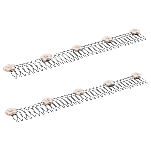 BELLIFFY 2stücke U-förmige Dehnbarer Fixierkamm Und Unsichtbare Haar-tools Für Mädchen Und Frauen Zum Bändigen Abstehender Haare Und Sicher von BELLIFFY