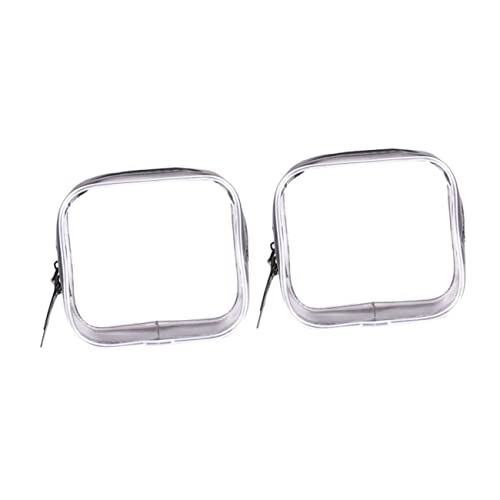 BELLIFFY 2stücke wasserdichte Transparente PVC-Kosmetiktasche Aufbewahrungsbeutel Für Reisen Make-up-Organizer Leicht Und Tragbar von BELLIFFY
