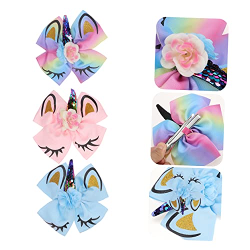 BELLIFFY Modisches Haarschleifen-clip-set Mit Glitzer-pailletten Für Mädchen Kleinkinder Kinder Babys von BELLIFFY