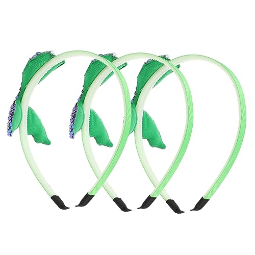 BELLIFFY 3stücke Meerjungfrauen Haarreif Für Mädchen Mit Pailletten Stirnbänder Für Junge Mädchen Kopfschmuck Mit Meerjungfrauen- Haarschmuck Fisch-stirnband von BELLIFFY